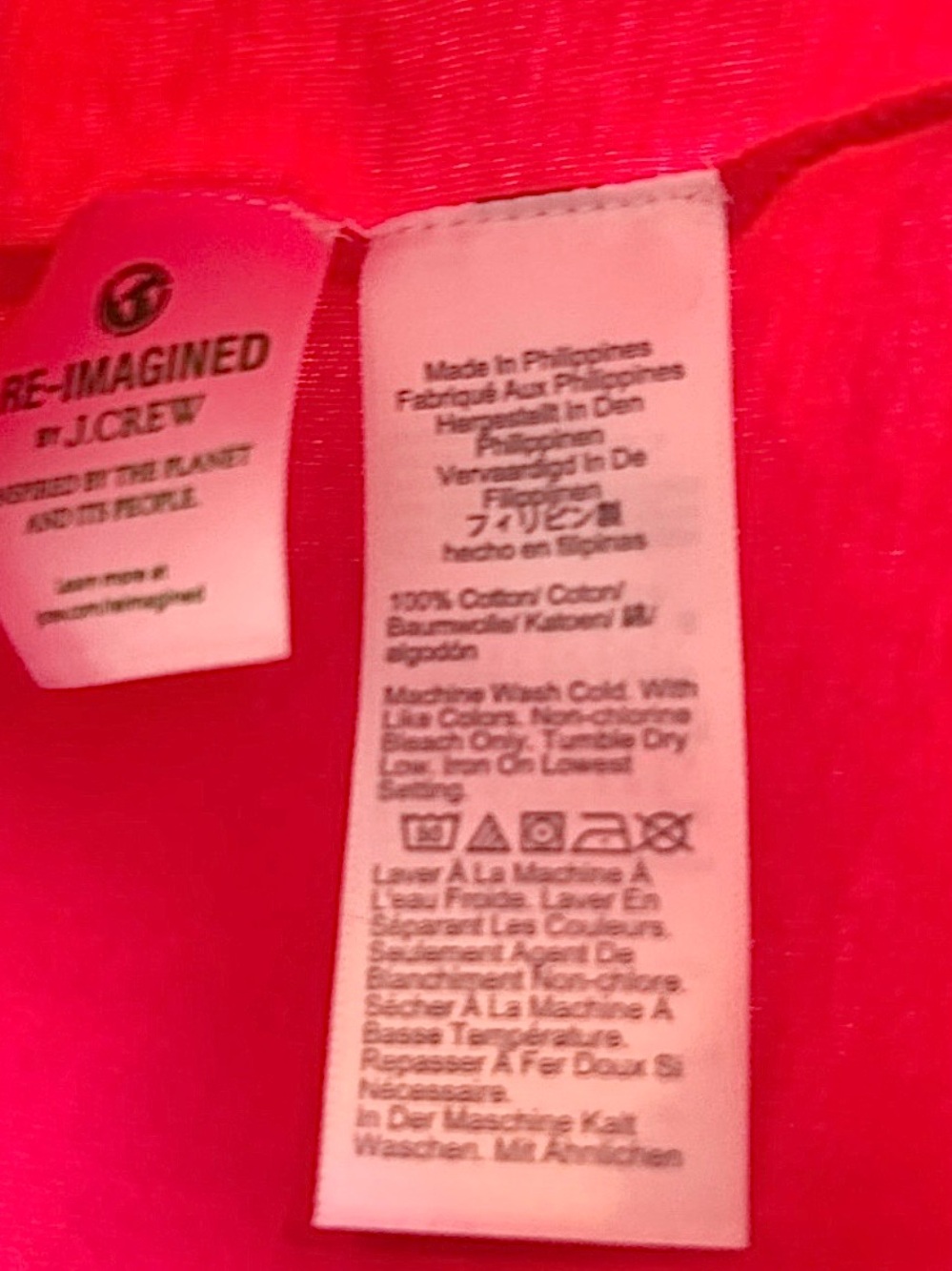 J. Crew “Fit and Flare” Bright Coral-Red Midi Dress with Puff Sleeves | Medium - Picture 7 of 7